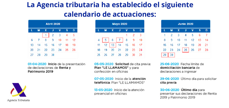 DECLARACIÓN DE LA  RENTA 2019 ¿CUANDO HACER LA DECLARACIÓN DE LA RENTA?